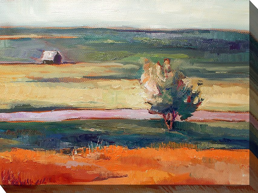 Lone Tree Outdoor Canvas Wall Art