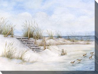 Soft Sands Outdoor Canvas Wall Art
