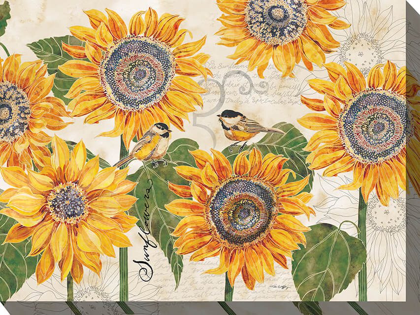 Sunbirds Outdoor Canvas Wall Art