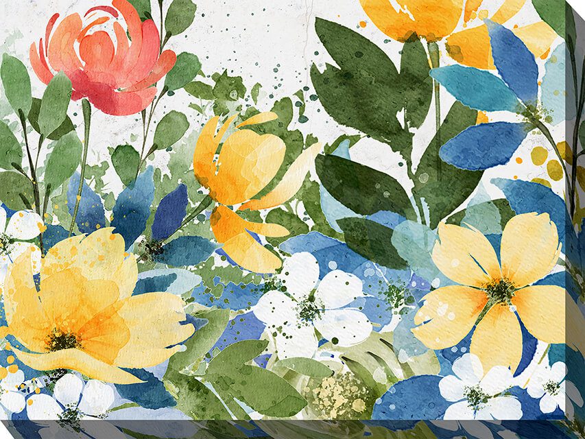 Garden Glee Outdoor Canvas Wall Art