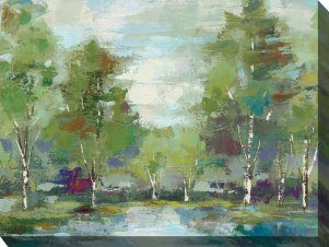 Green Earth Outdoor Canvas Wall Art