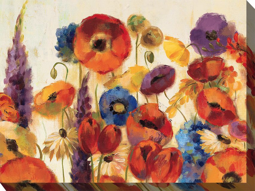 Pizzazz Outdoor Canvas Wall Art