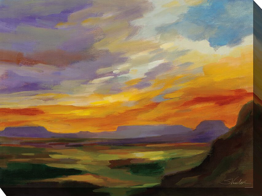 Sonoran Sunset Outdoor Canvas Wall Art