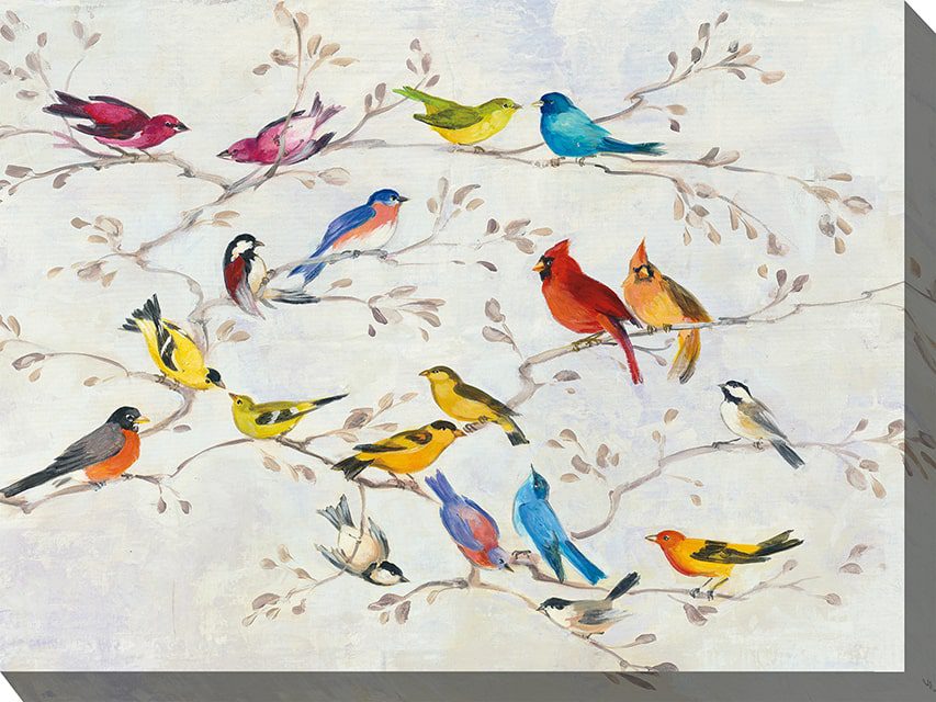 Meet And Greet Outdoor Canvas Wall Art