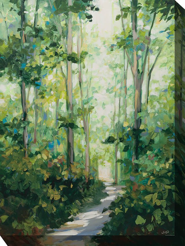 Forest Footpath Outdoor Canvas Wall Art