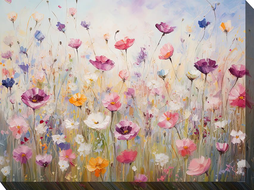 Genteel Garden Outdoor Canvas Wall Art