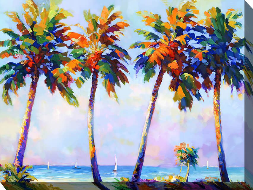 The Flamboyant Four Outdoor Canvas Wall Art