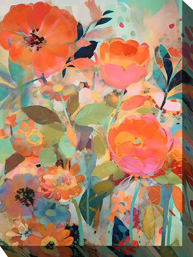 Misbehaving Outdoor Canvas Wall Art