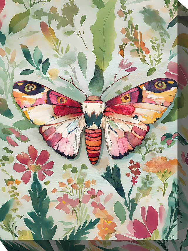 Butterfly Beauty Outdoor Canvas Wall Art