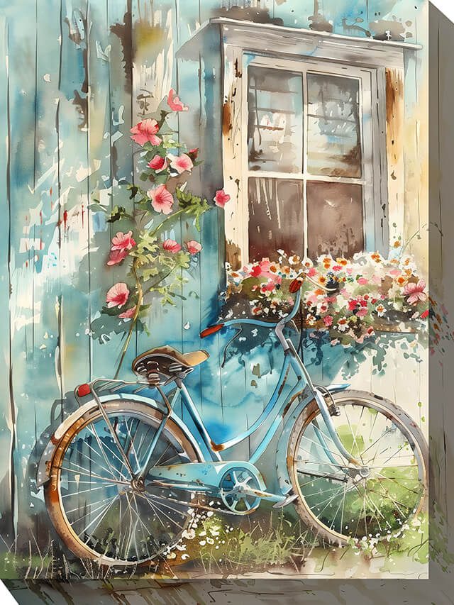 Simpler Times Outdoor Canvas Wall Art