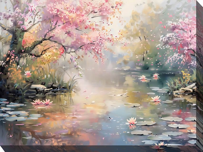 Serenade Spring Outdoor Canvas Wall Art