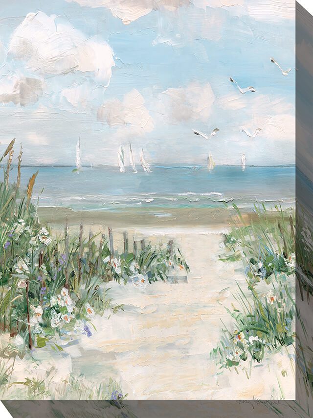 Balmy Breezes Outdoor Canvas Wall Art