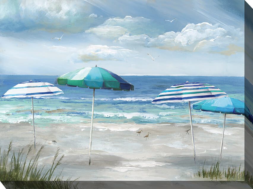 Shady Ladies Outdoor Canvas Wall Art