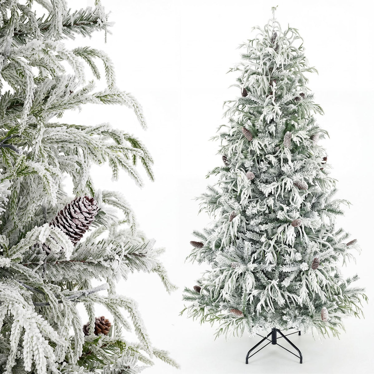 Pre-Lit Artificial Christmas Tree with Warm White LED Lights