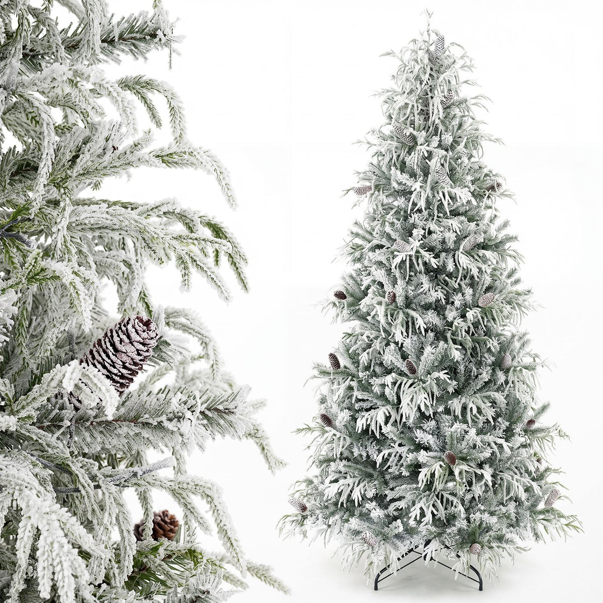 Pre-Lit Artificial Christmas Tree with Warm White LED Lights