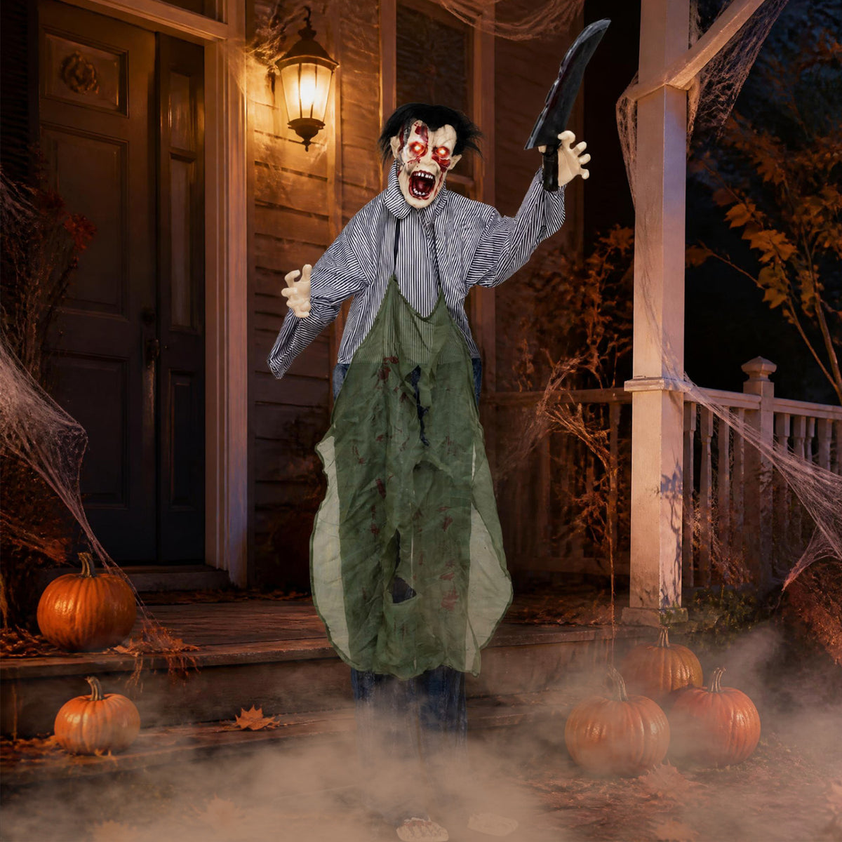 Zombie Halloween Decoration Outdoor with Glowing Eyes