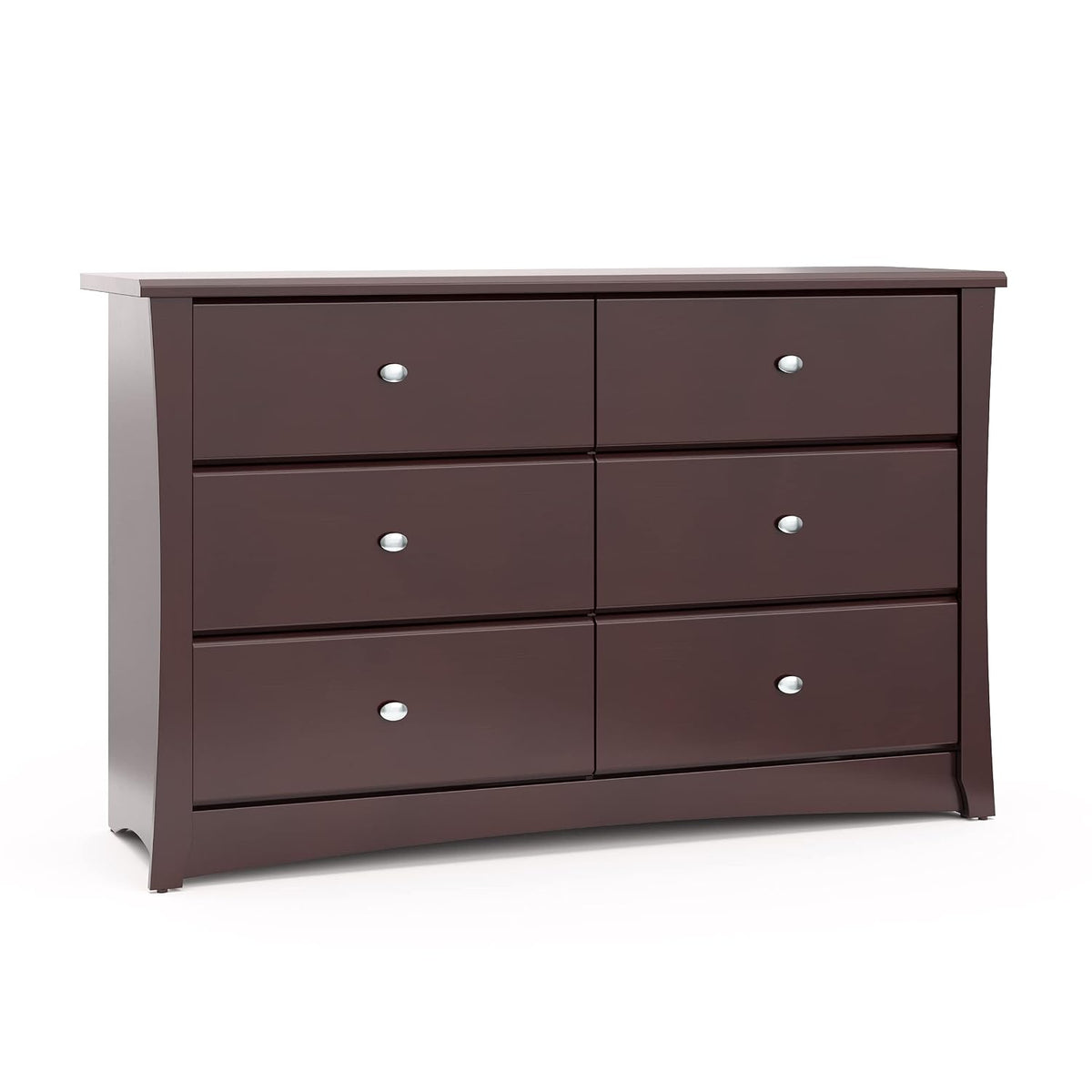 Storkcraft Crescent 6-Drawer Dresser, White