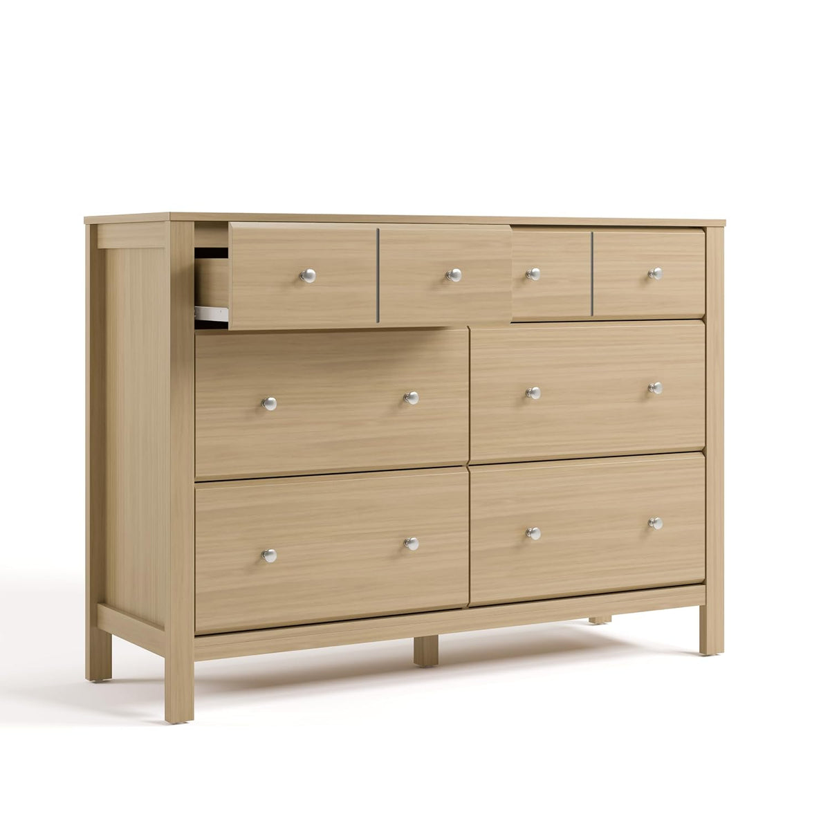 Storkcraft Horizon 6 Drawer Dresser, Driftwood