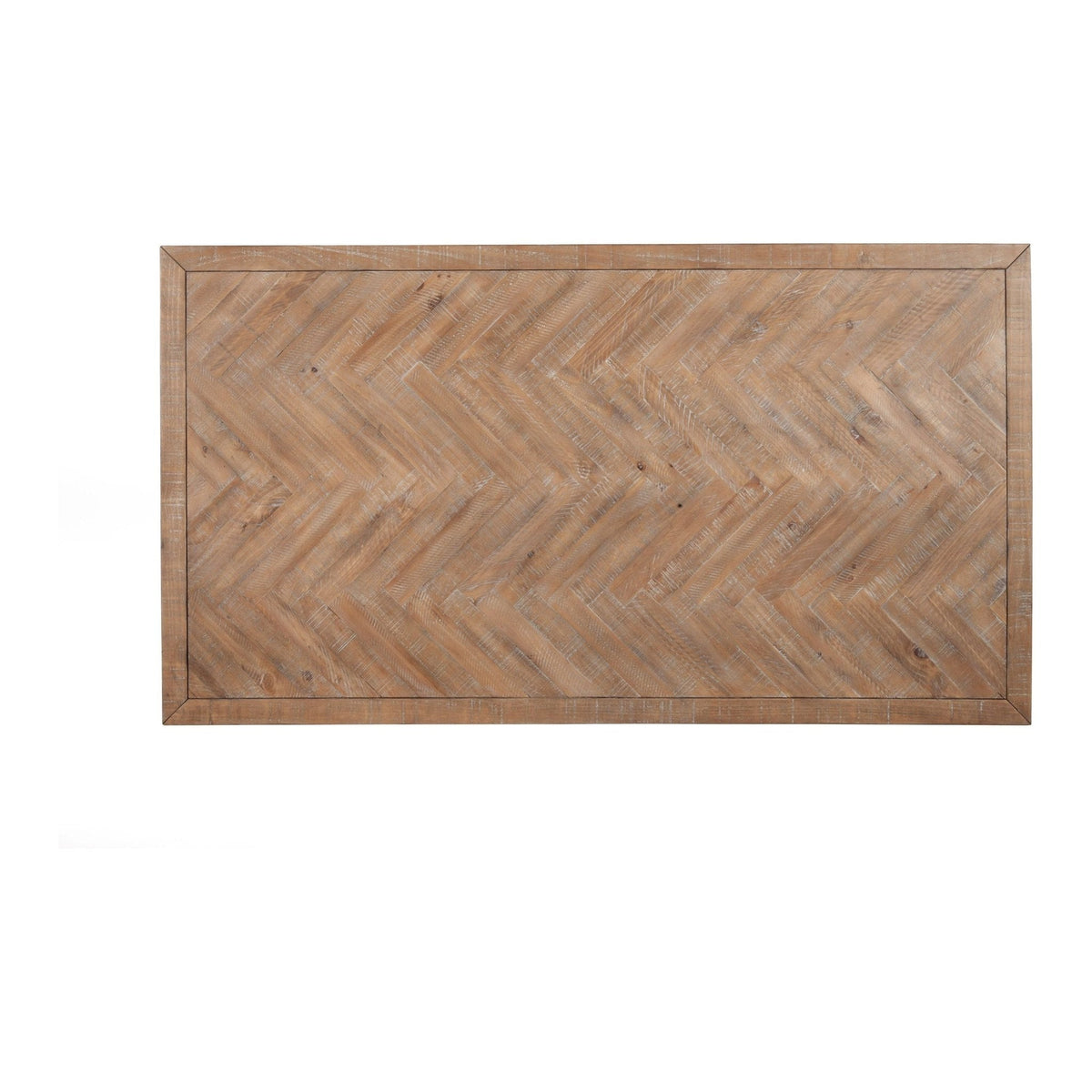 Aiden Fixed Top Dining Table, Weathered Natural