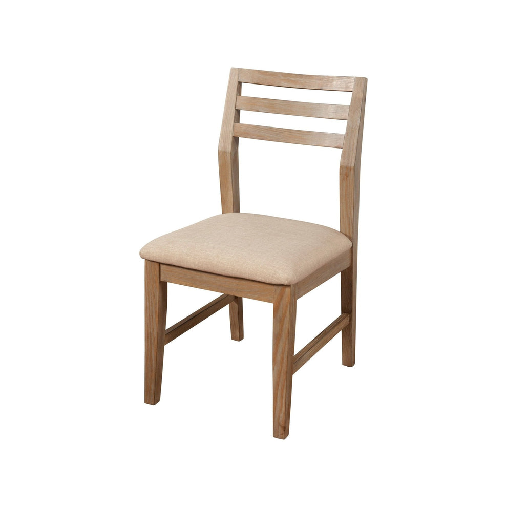 Aiden Set of 2 Dining Side Chairs, Weathered Natural