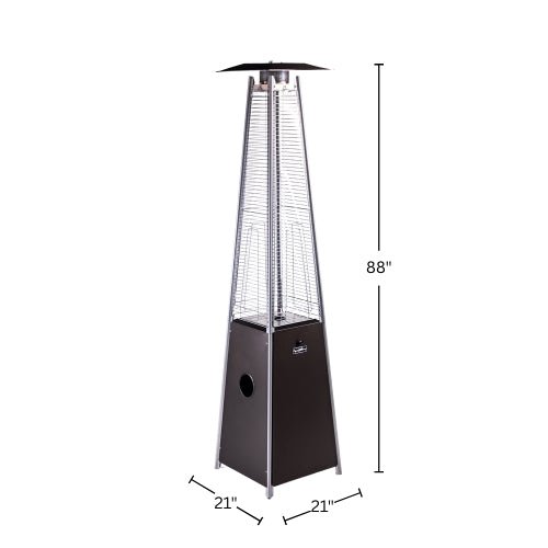 Apex Flame Outdoor Flame Heater, Mocha