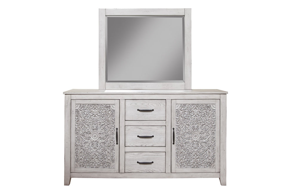 Aria Dresser Mirror, Gray