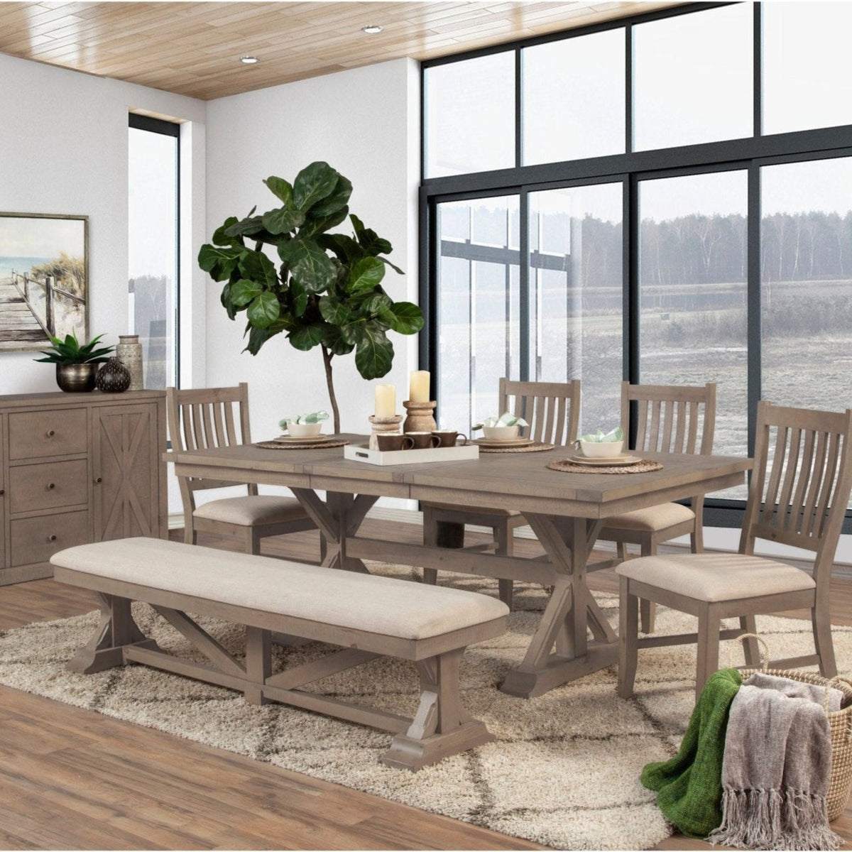 Arlo Dining Table, Natural