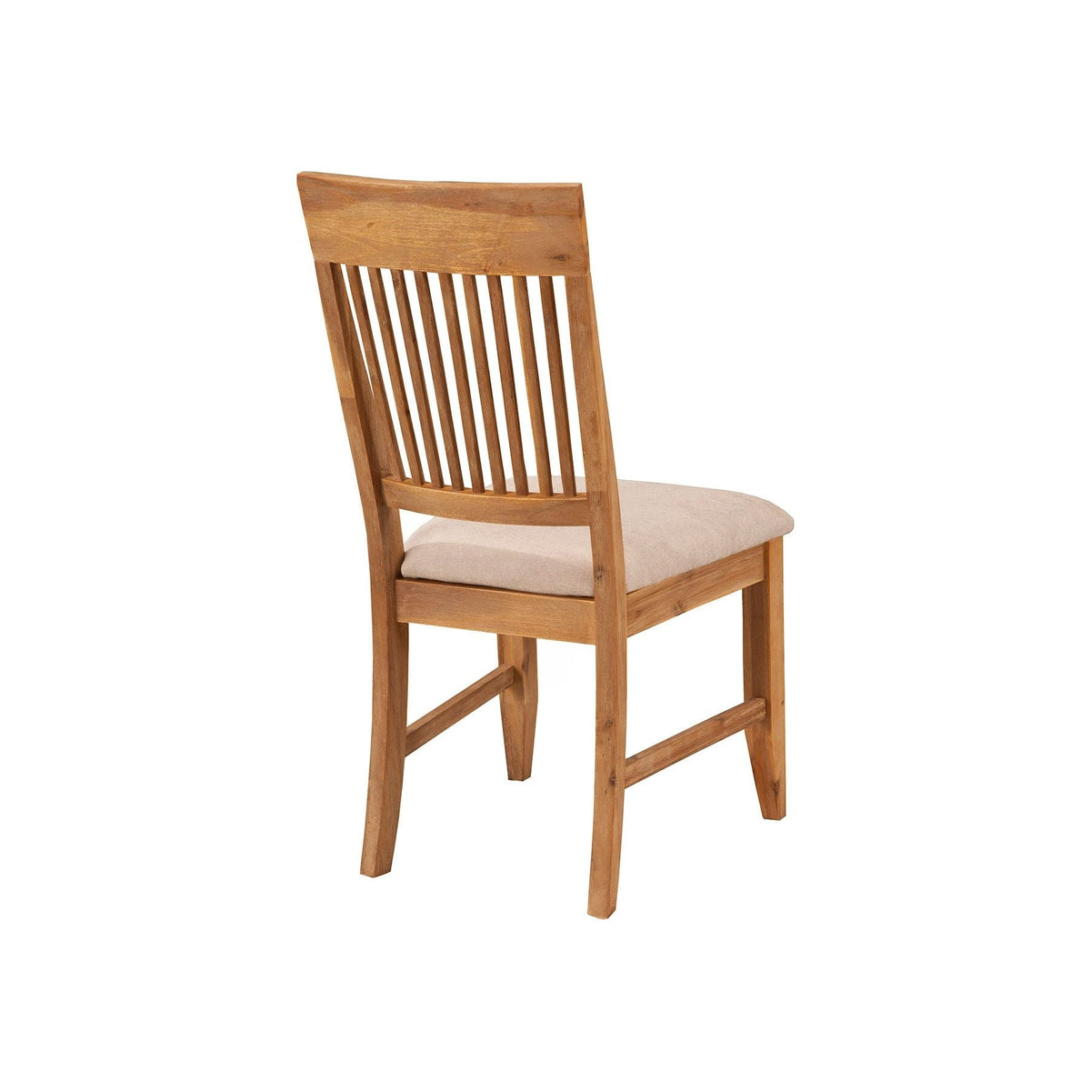 Aspen Set of 2 Dining Side Chairs, Antique Natural