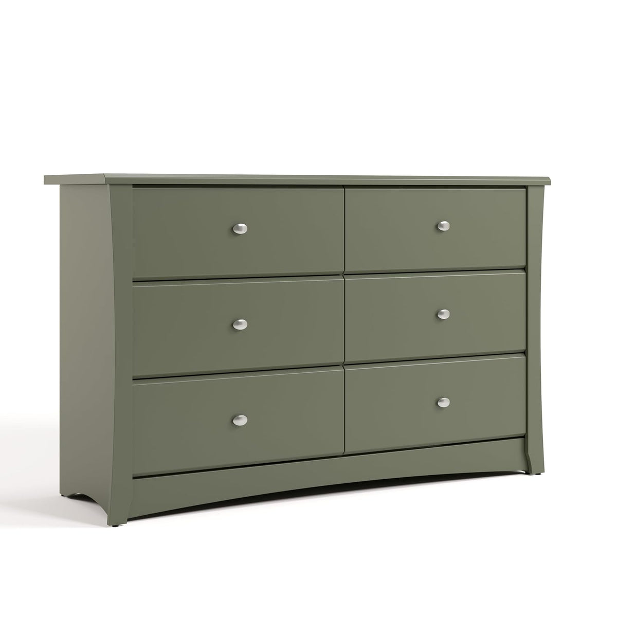 Storkcraft Crescent 6-Drawer Dresser, White