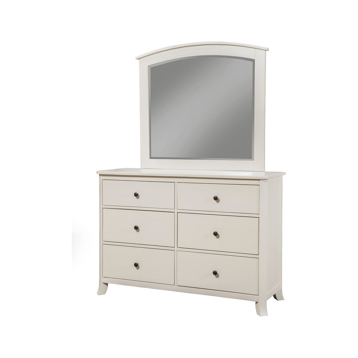 Baker Dresser Mirror, White