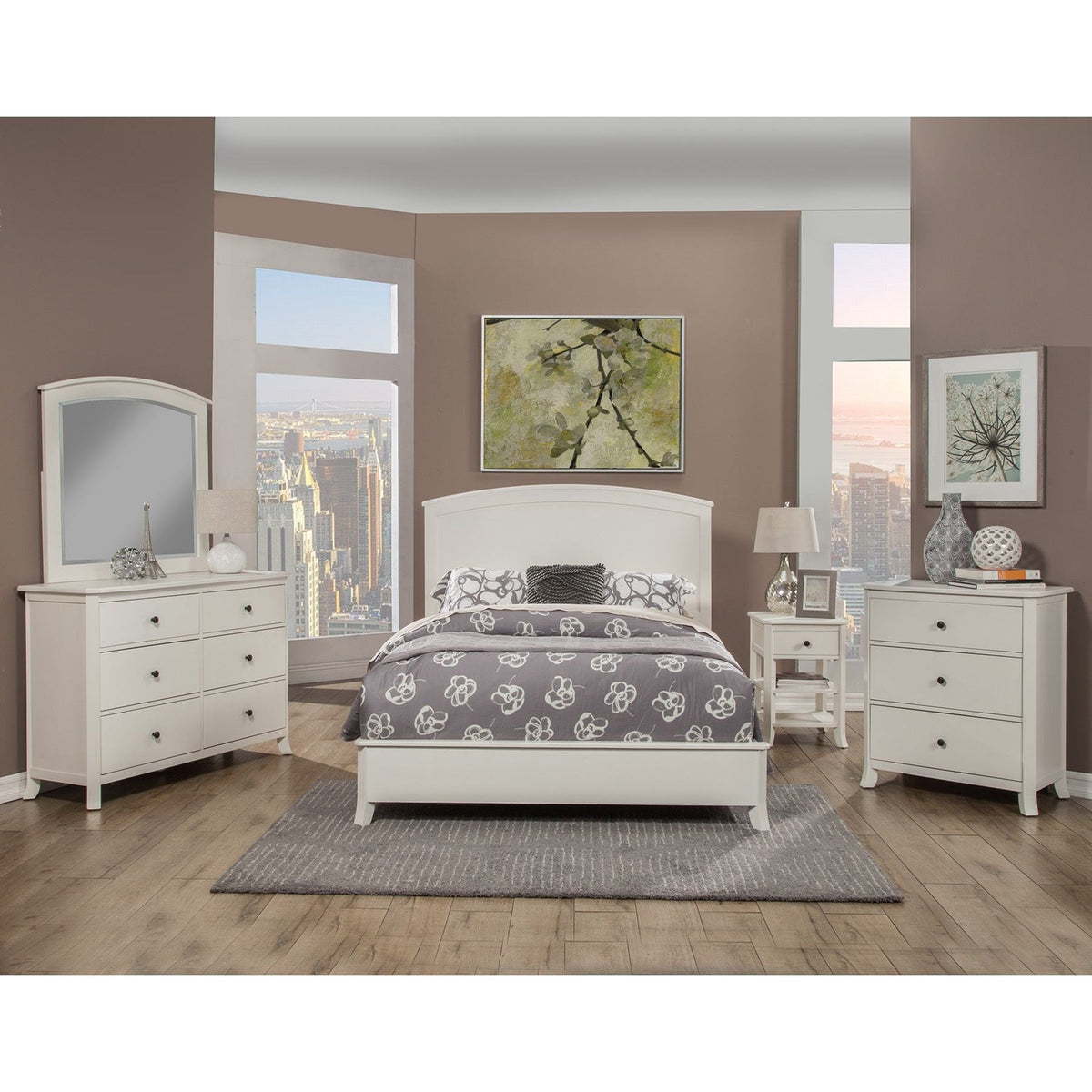 Baker Dresser Mirror, White