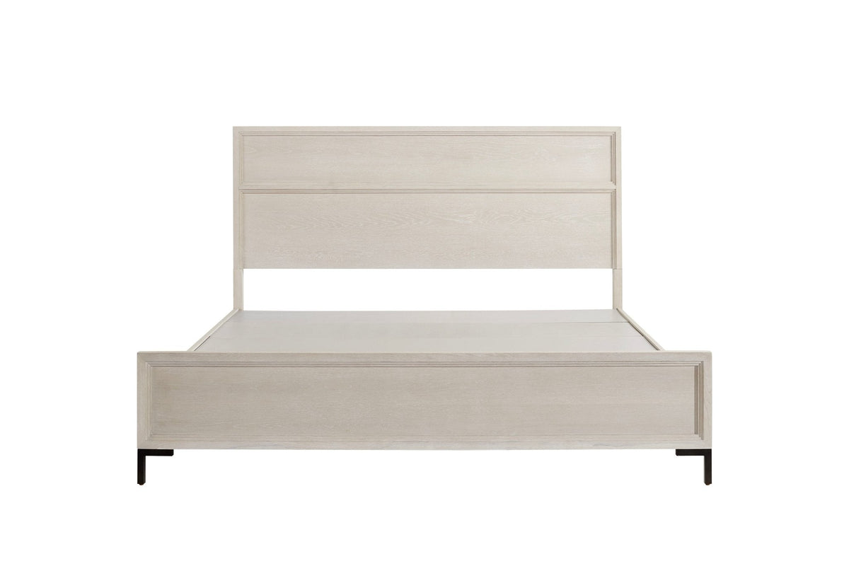 Bradley California King Platform Bed, Antique White
