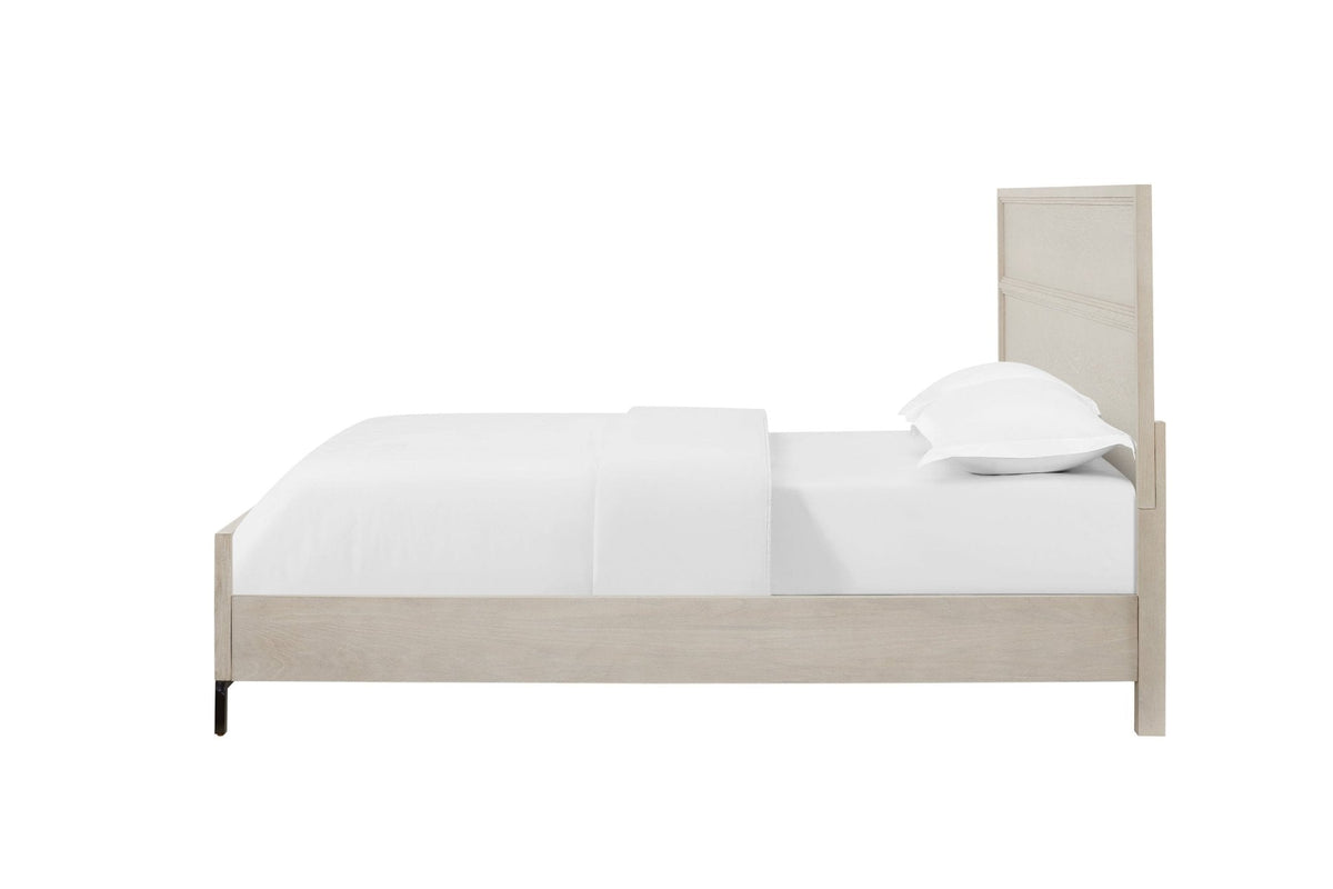 Bradley Standard King Platform Bed, Antique White