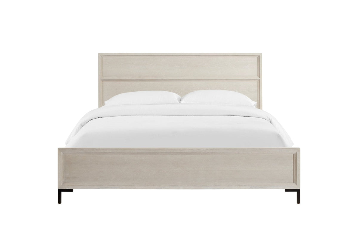 Bradley Queen Platform Bed, Antique White