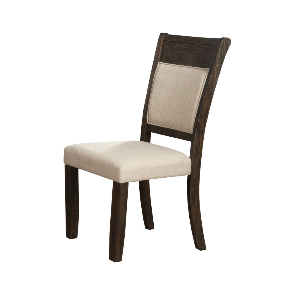 Brayden Set of 2 Dining Side Chairs, Espresso