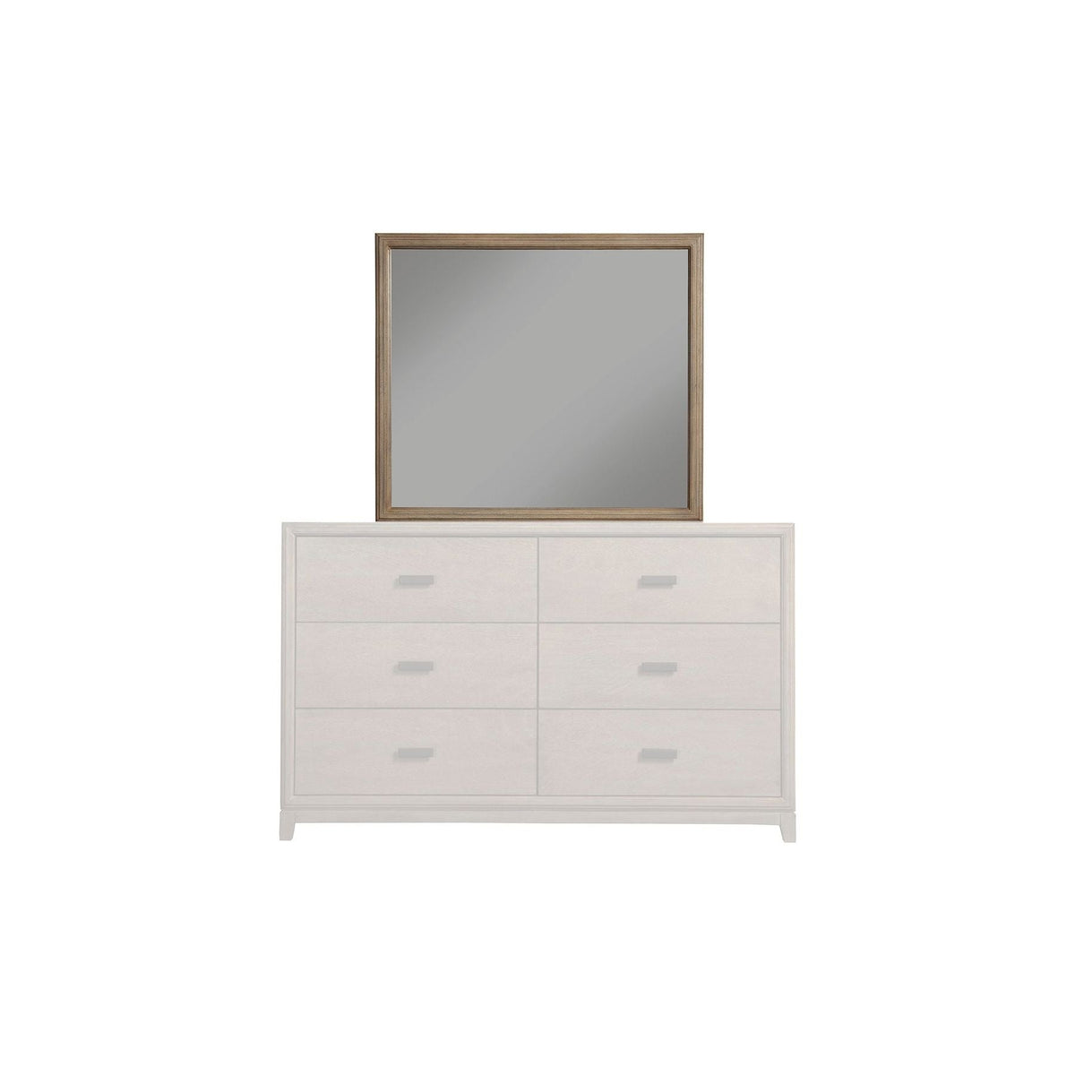 Camilla Dresser Mirror, Antique Grey