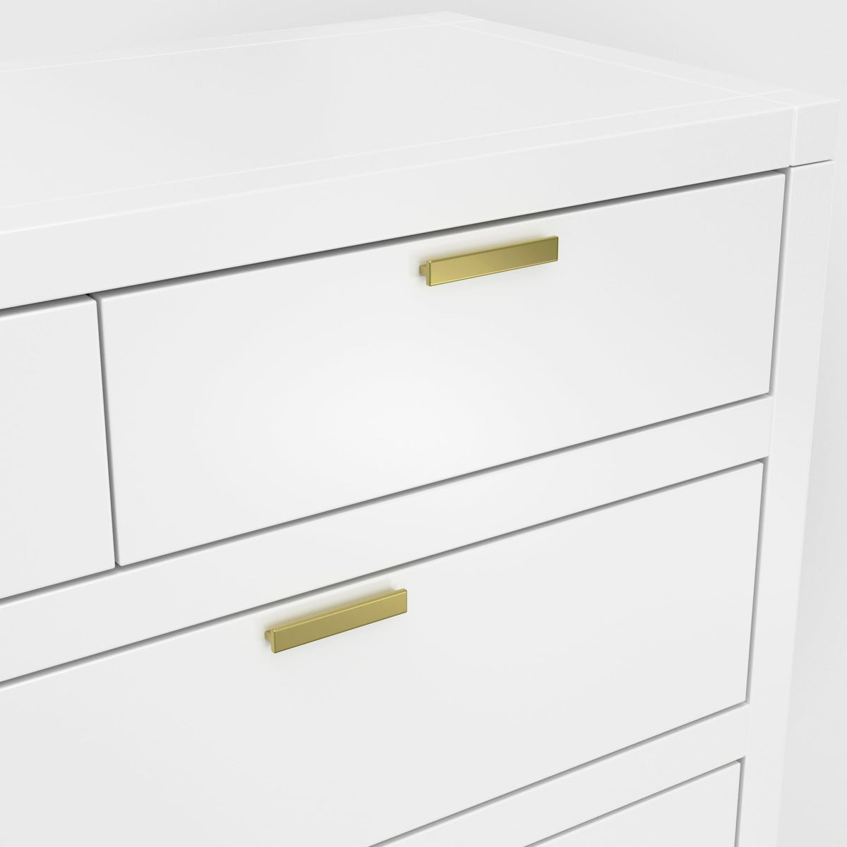 Carmel 7 Drawer Dresser - White