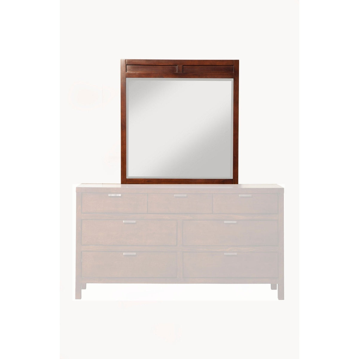 Carmel Dresser Mirror - Cappuccino