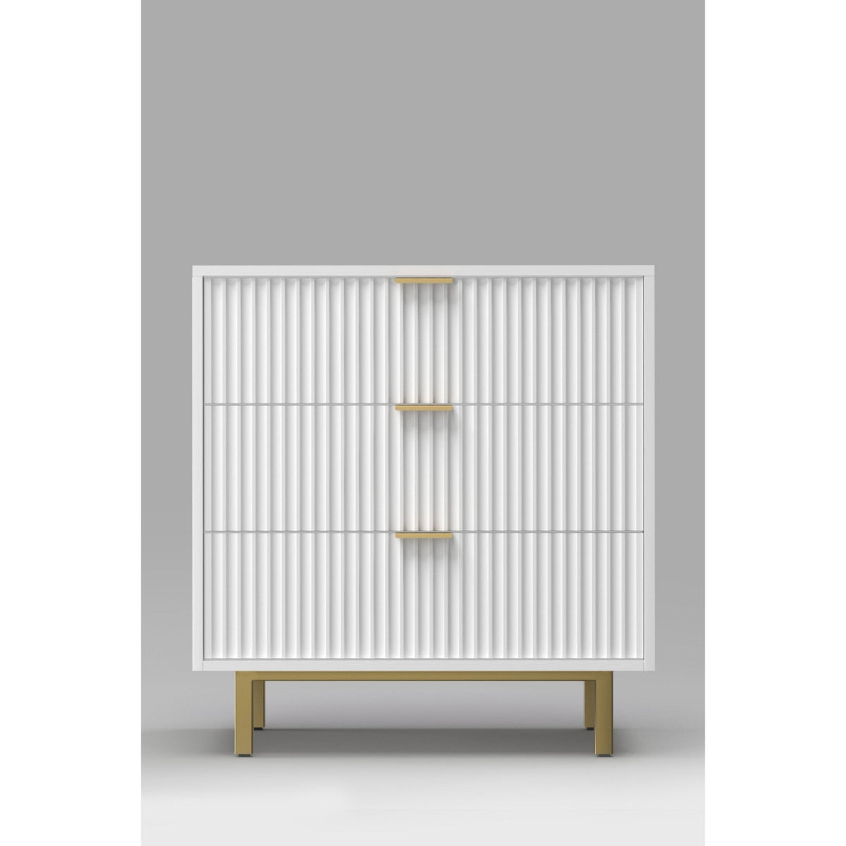 Casey Small Chest, White