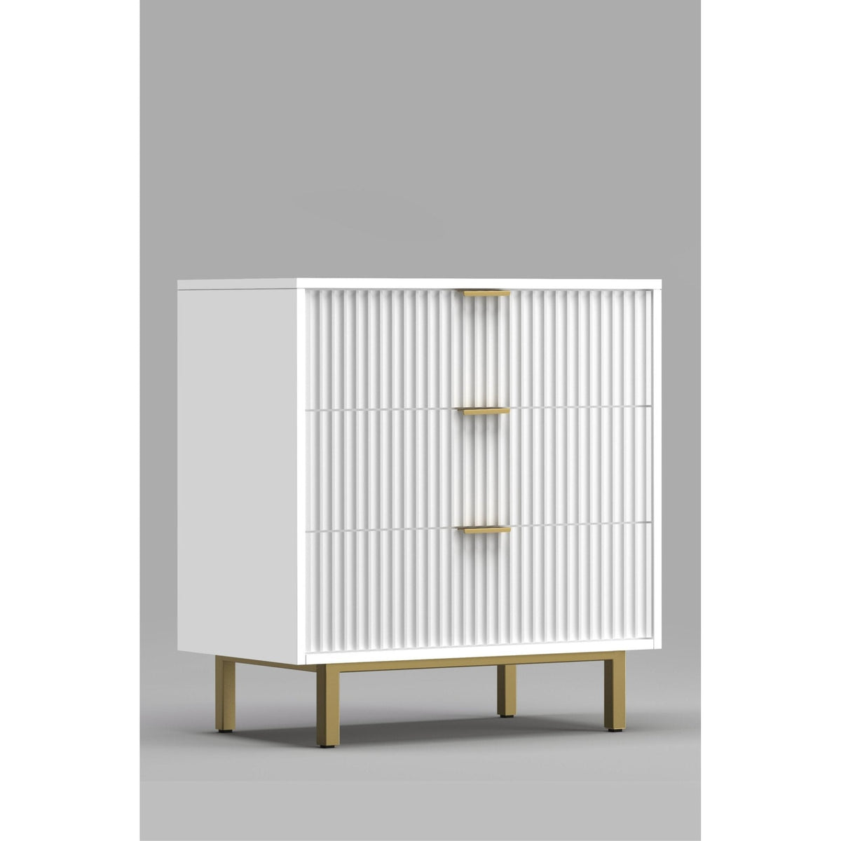 Casey Small Chest, White