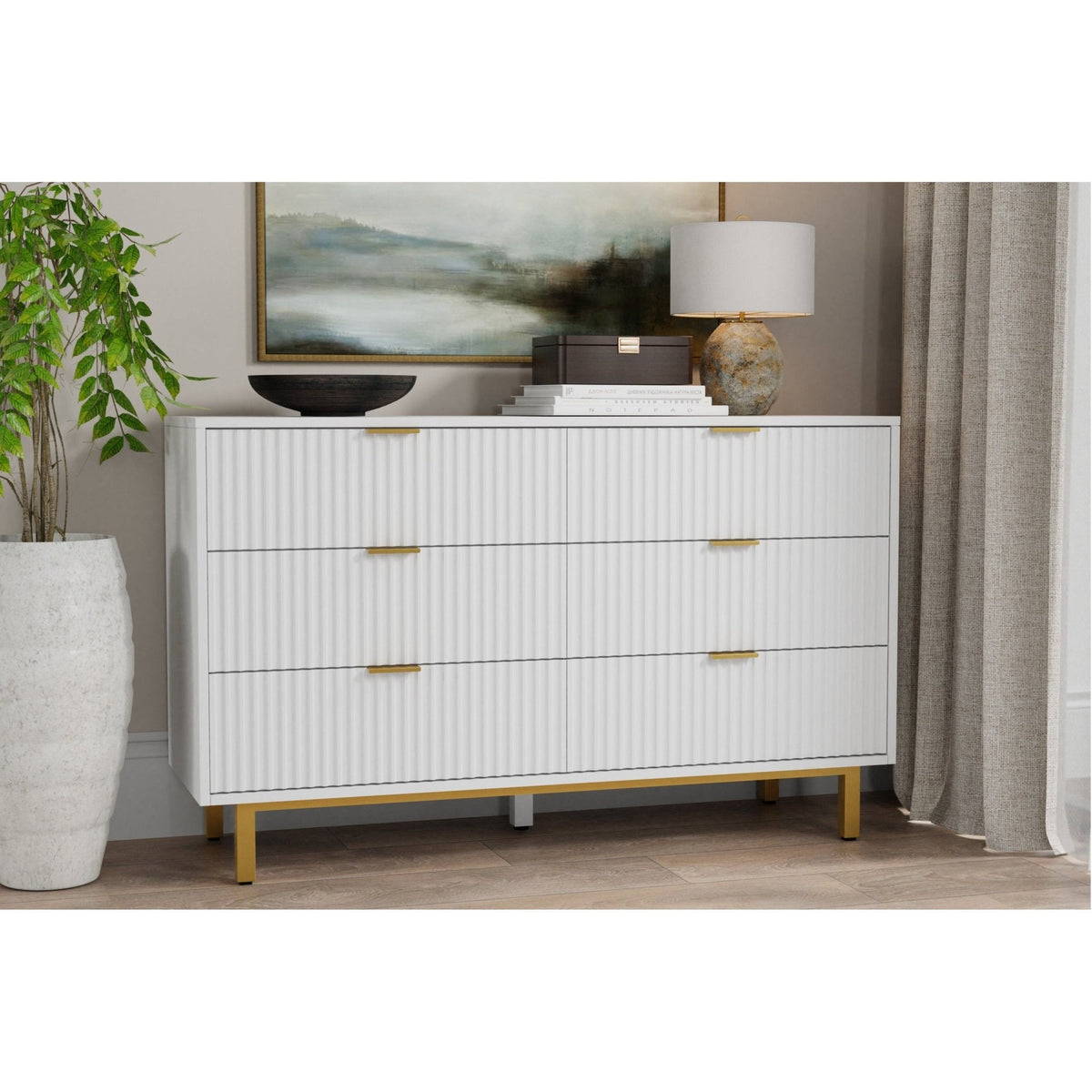 Casey Dresser, White