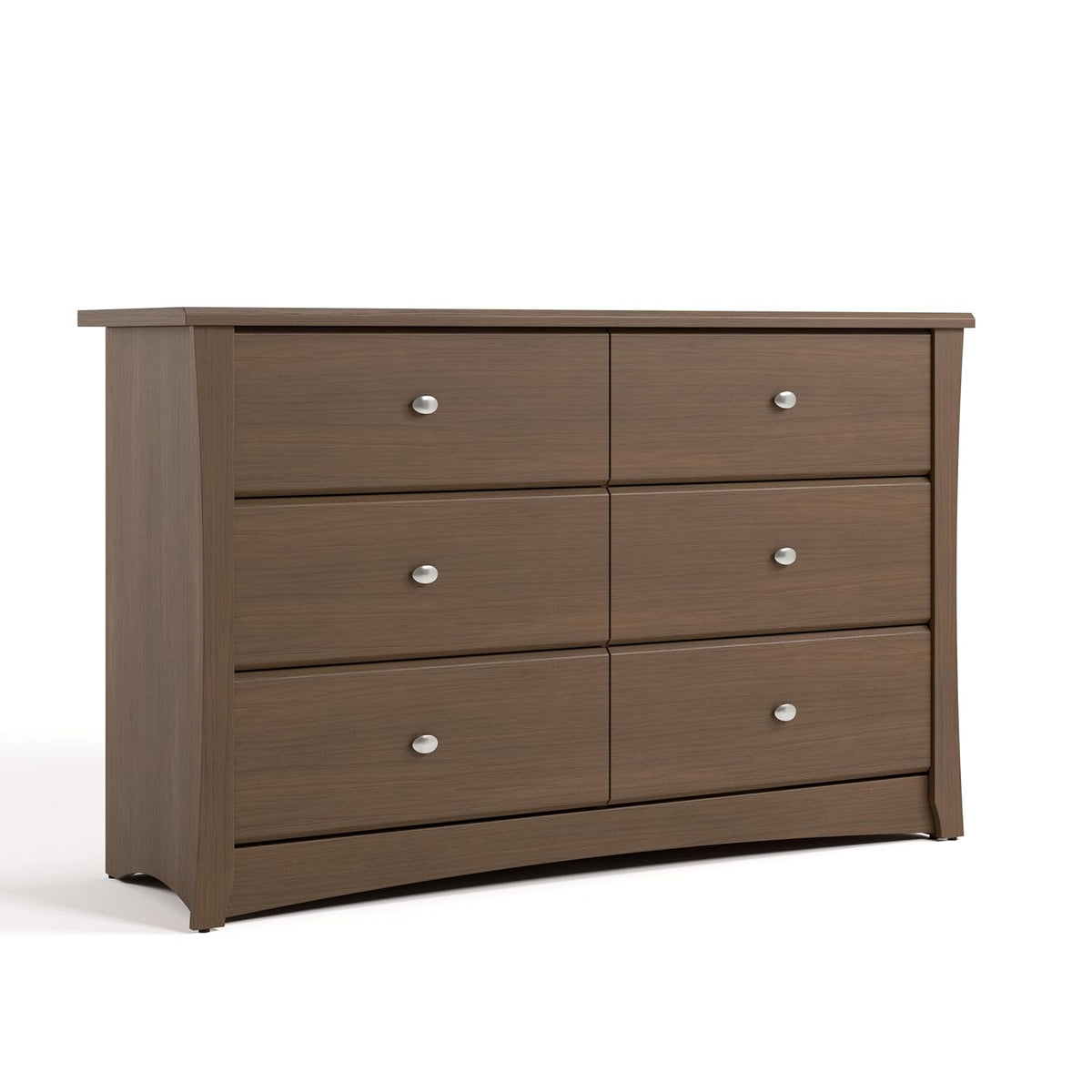 Storkcraft Crescent 6-Drawer Dresser, White