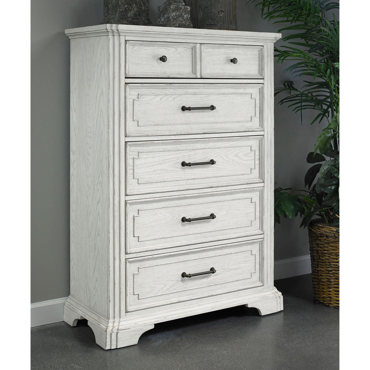 Clara Chest, White Mist