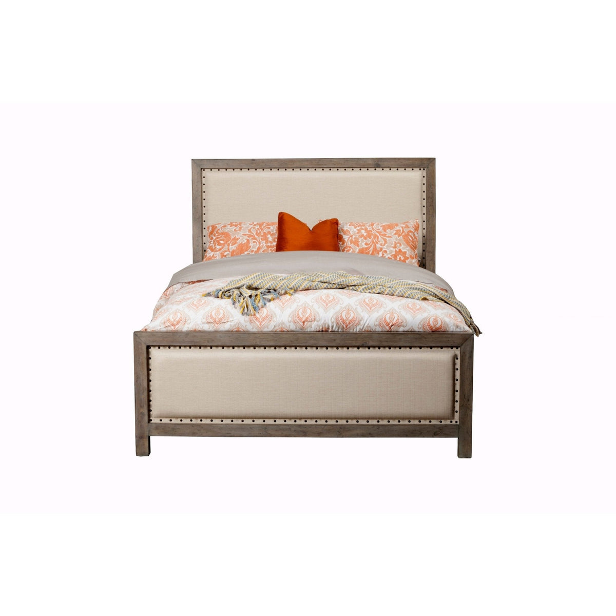 Classic Standard King Bed, Gray
