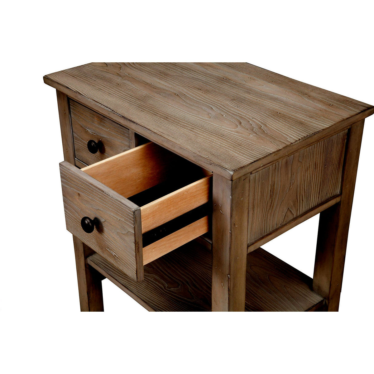 Classic Nightstand, Gray