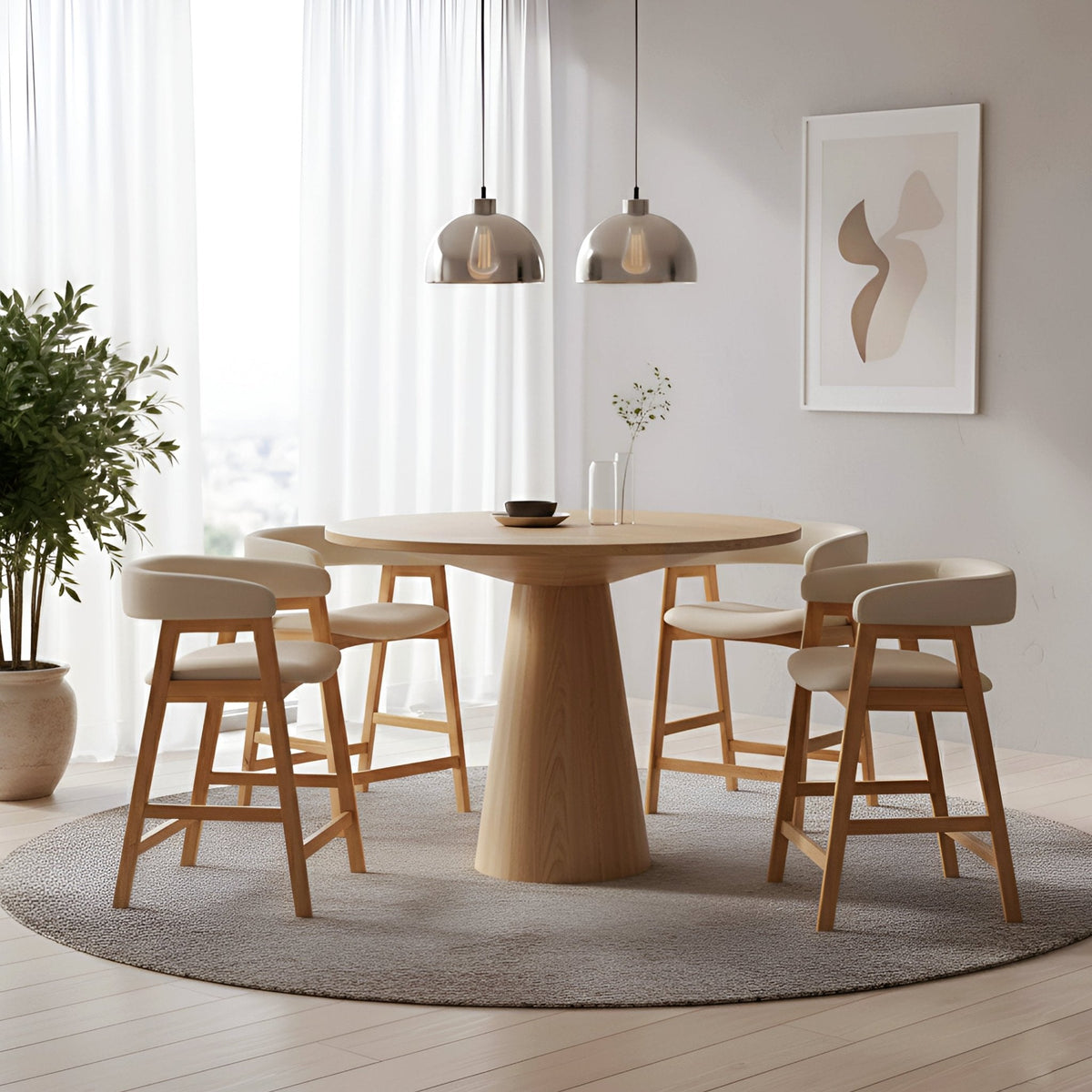 Cove Counter Height Table - Natural