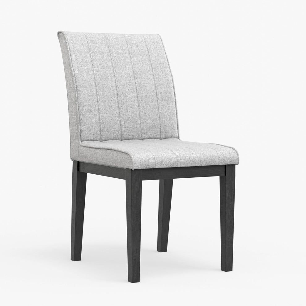 Cove Dining Side Chairs, Set of 2, Gray & Black