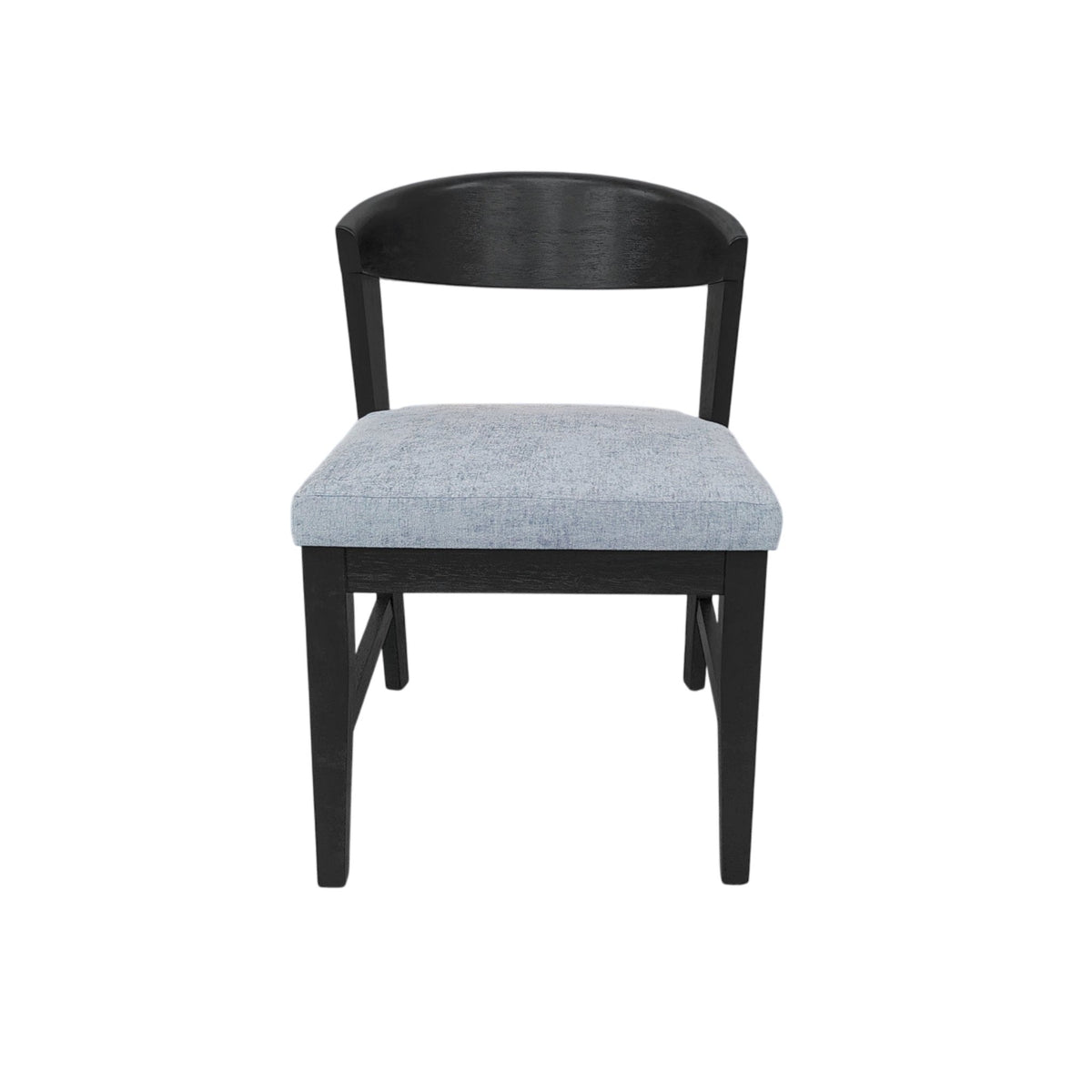 Cove Wood Back Dining Chairs, Set of 2 - Vintage Black
