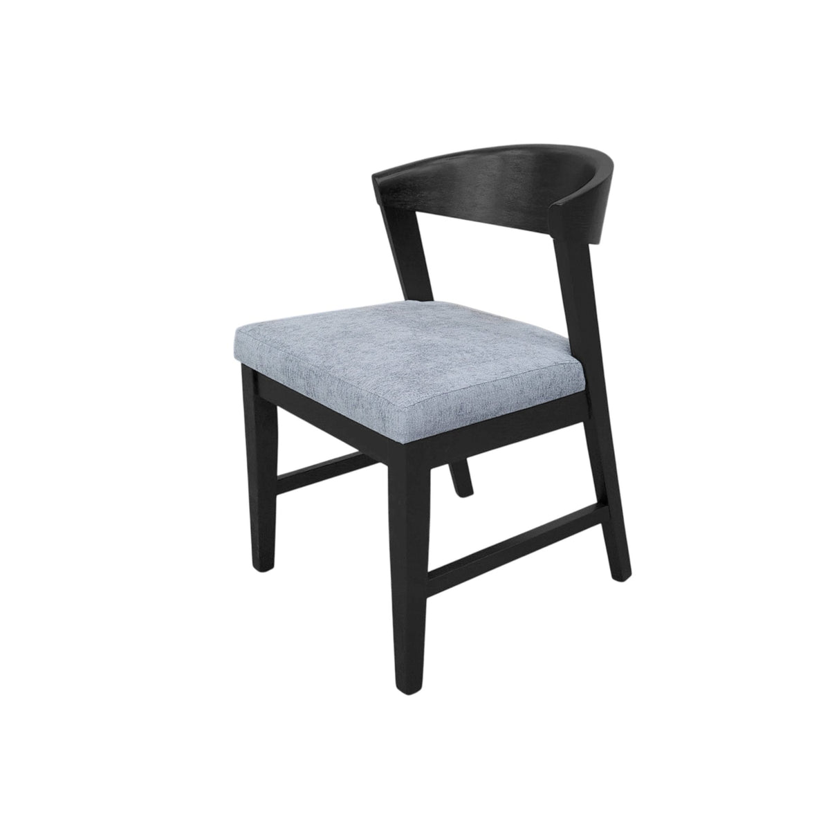 Cove Wood Back Dining Chairs, Set of 2 - Vintage Black