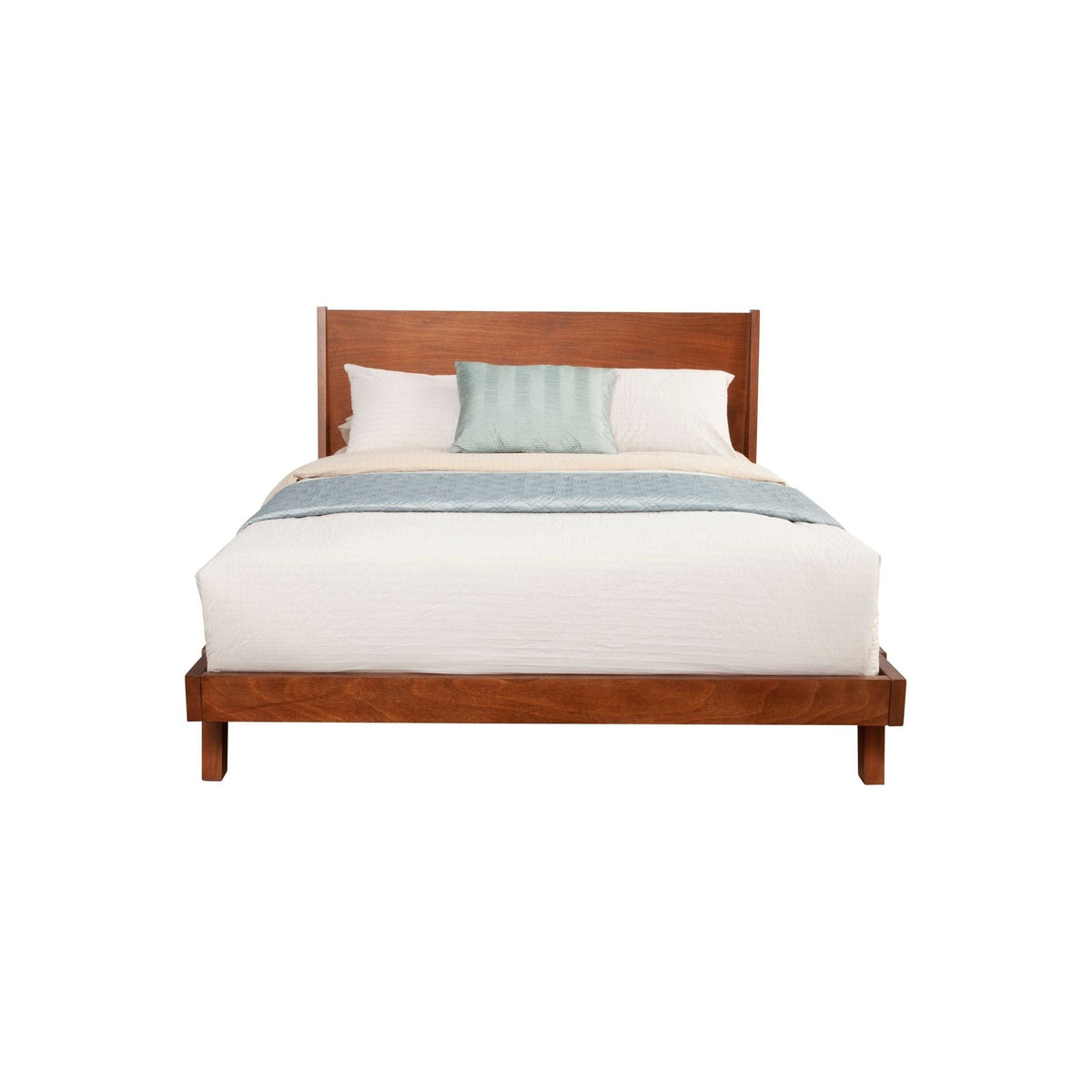 Dakota California King Platform Bed, Chestnut